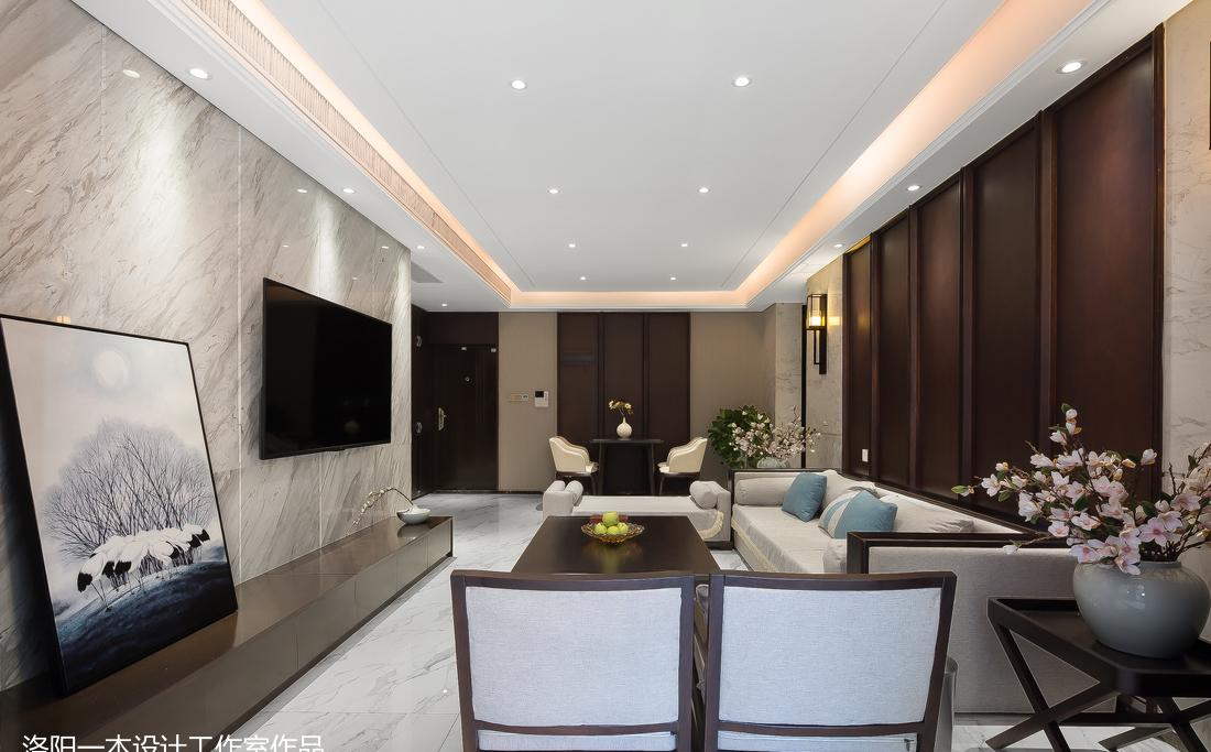 洛阳建业高尔夫花园新中式住宅设计-0