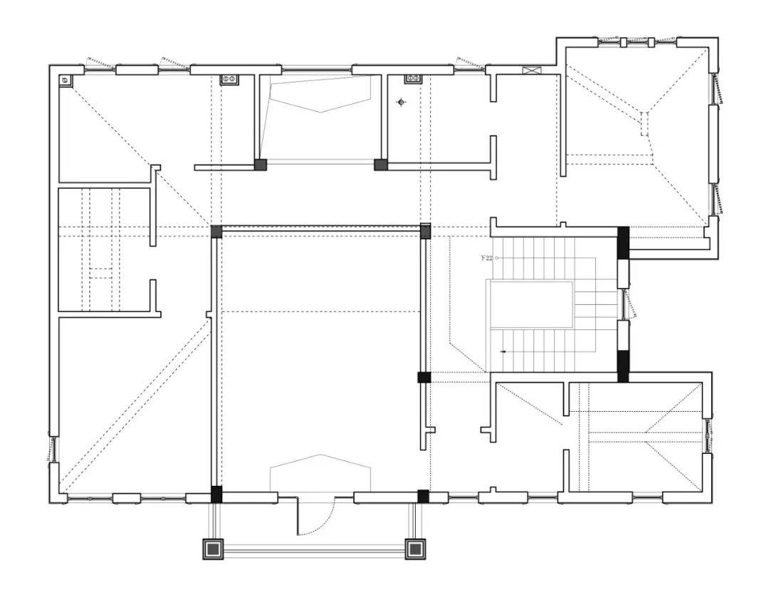法式现代风独栋别墅,优雅与时尚的完美融合-23