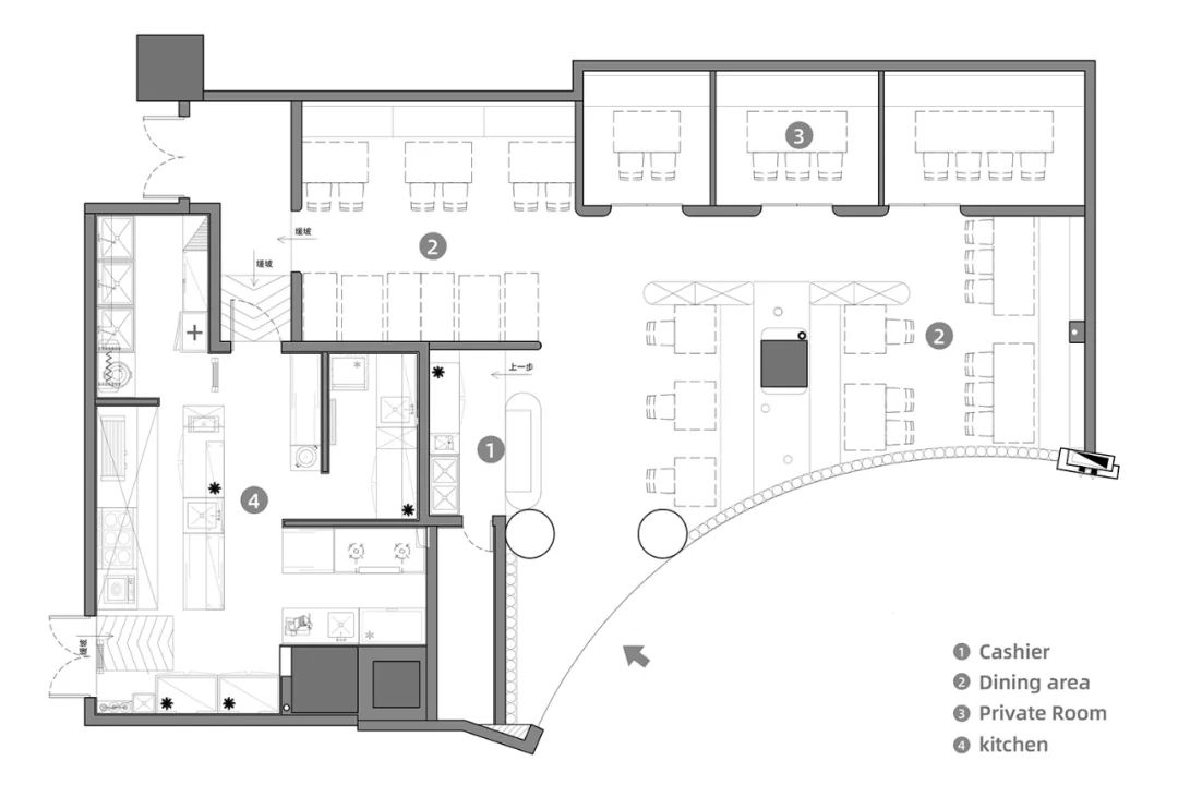 奈九居酒屋 · 几何体重构的日式餐饮空间丨中国重庆丨空袋子设计 KONDAS DESIGN-13