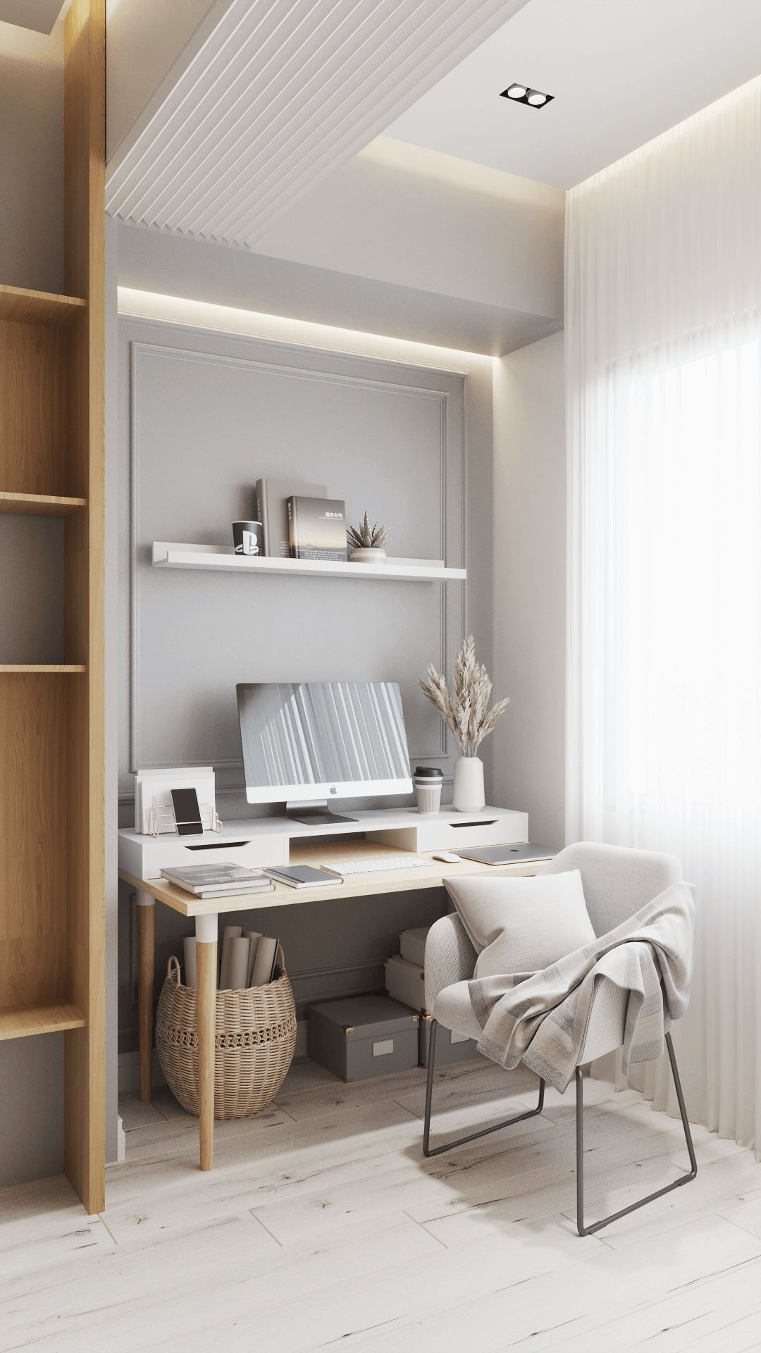 170㎡浅色系公寓设计 方寸之间，皆是雅韵！-16