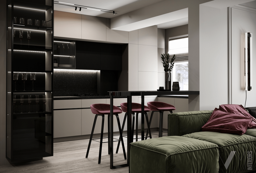 复古色调公寓设计丨意大利室内设计师 Valeria Mahu-10