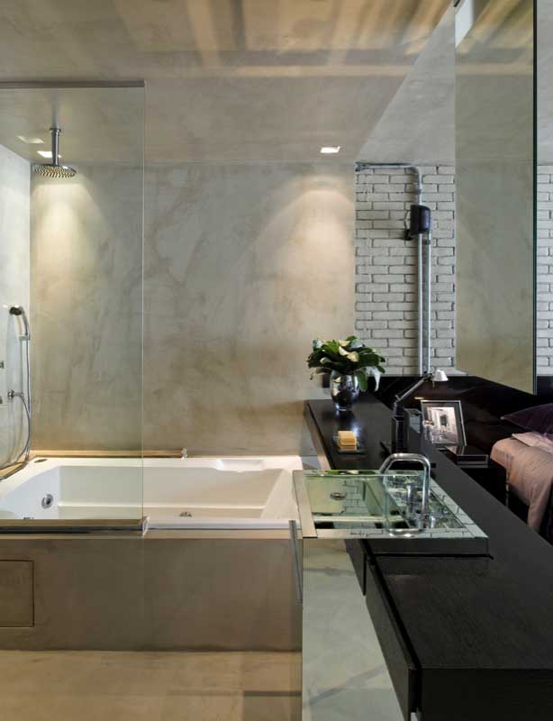 豪华别墅 现代风格圣保罗工业风格钢结构阁楼-14