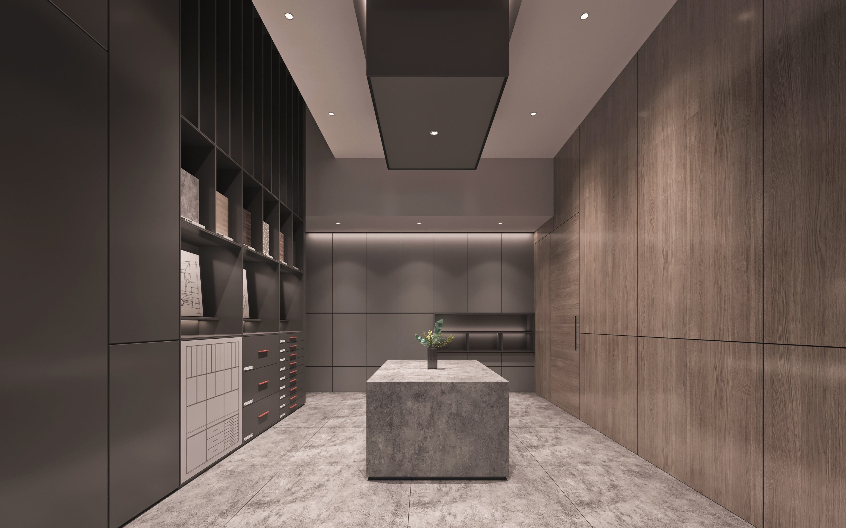 川木制造全案设计中心 | 极简工业风打造 280 平商业展厅-11