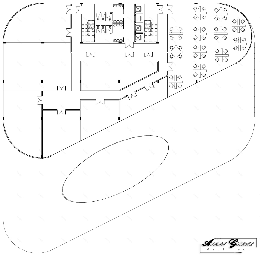 银行及办公大楼项目丨埃及开罗丨开罗大学工程学院建筑系-11