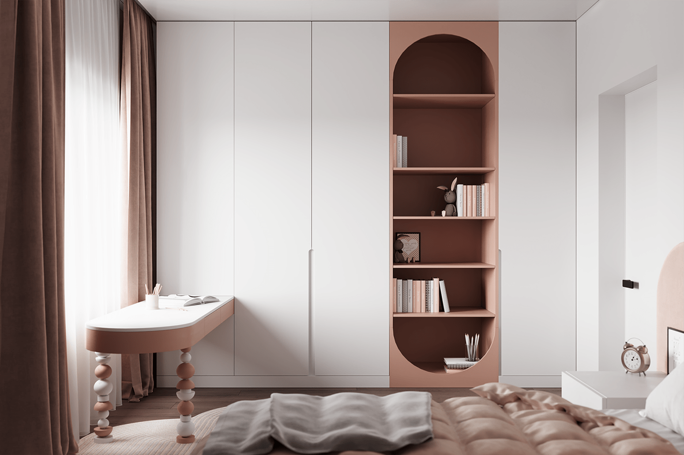 现代简约 多色系空间设计！-12