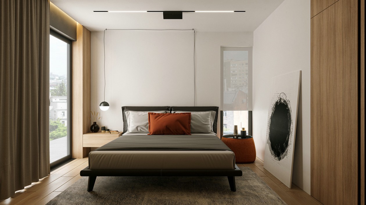 木质+简洁白 干净舒适 温暖住宅-7