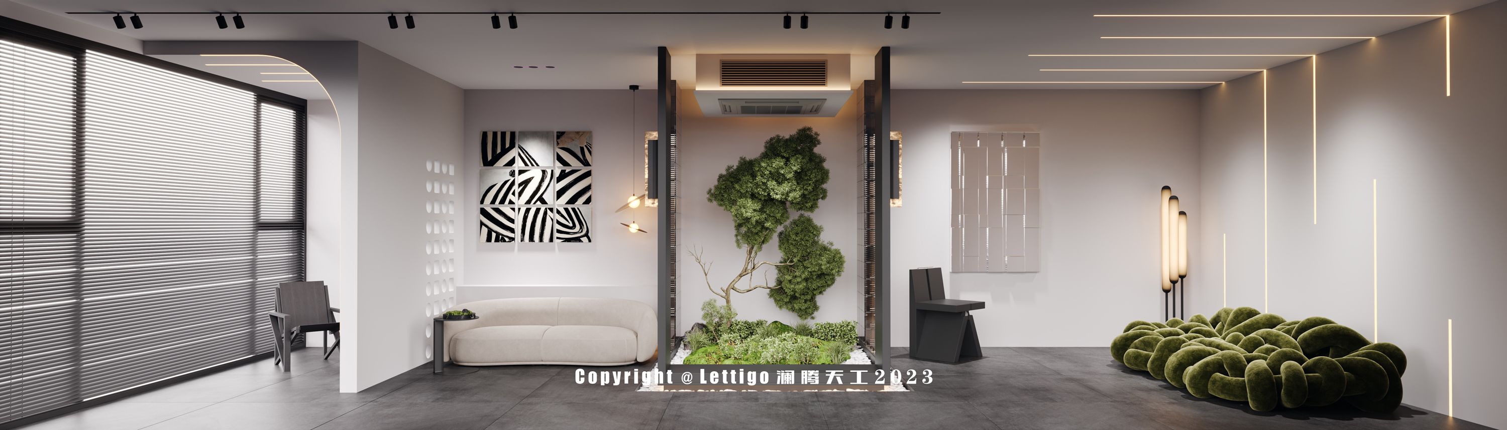 品茗，闲谈，会客，悠远气韵的茶室会所空间-0