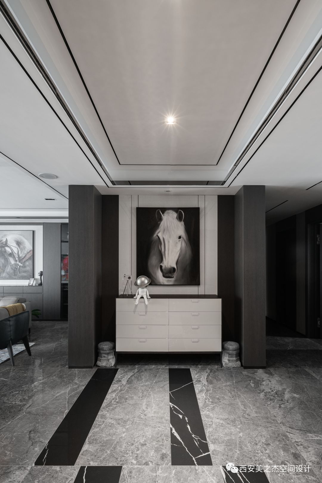 西安莱安逸珲 300 平现代简约之家丨中国西安丨M&J 美之杰-15