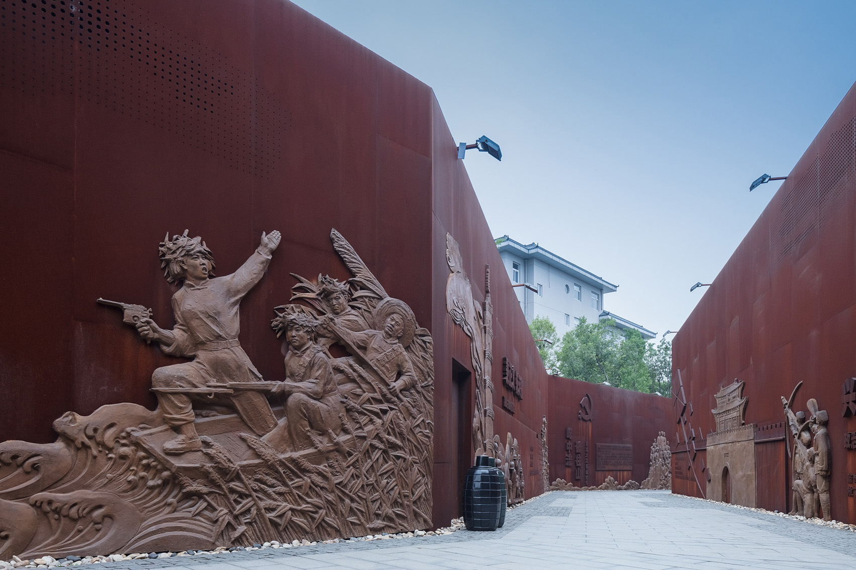 高邮抗日战争最后一役纪念馆及胜利广场丨同济大学建筑设计研究院-39