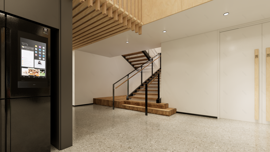 精品总部办公空间设计 前厅空间-7