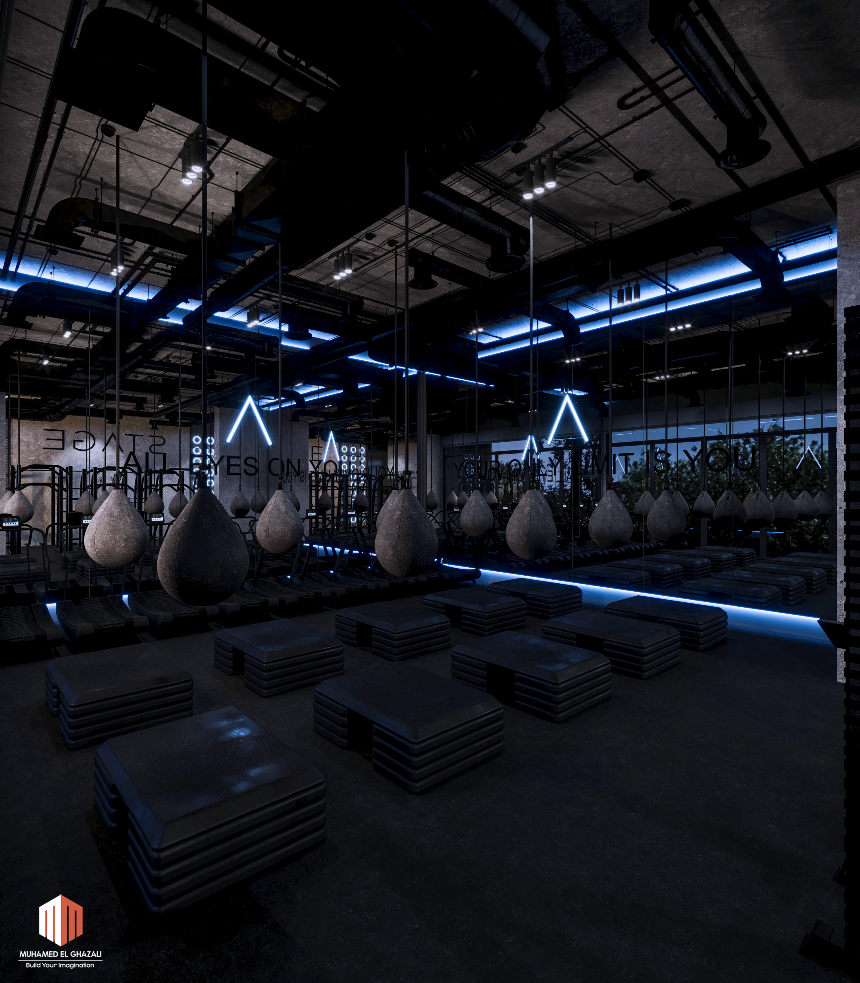 健身房设计丨卡塔尔-27