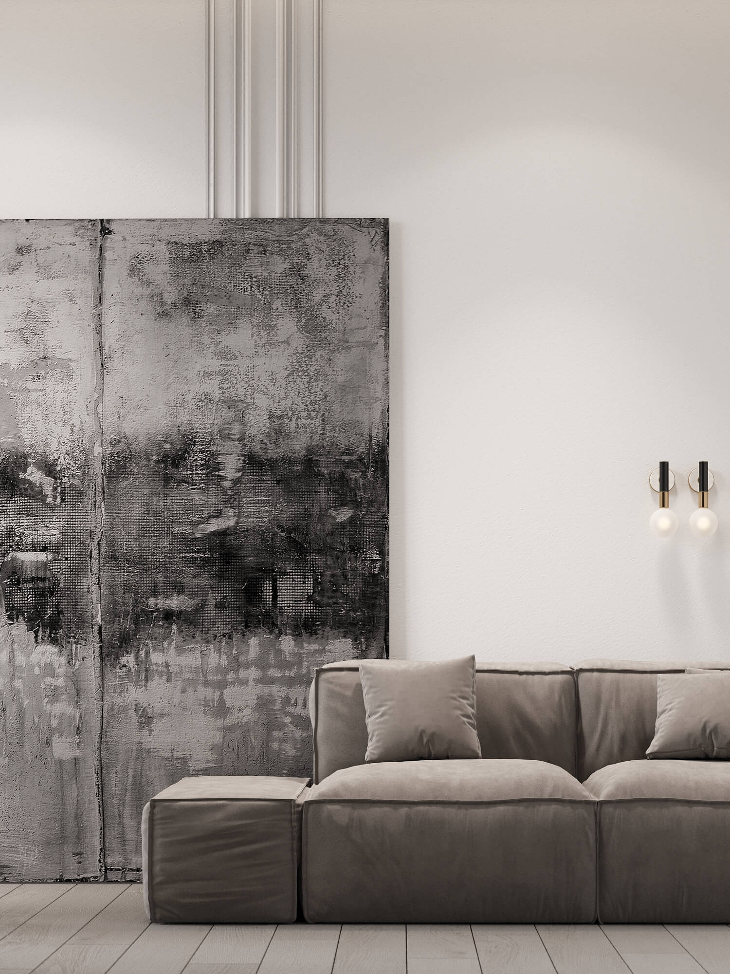 90㎡高级灰色系公寓设计 至素至简，气质非凡！-48