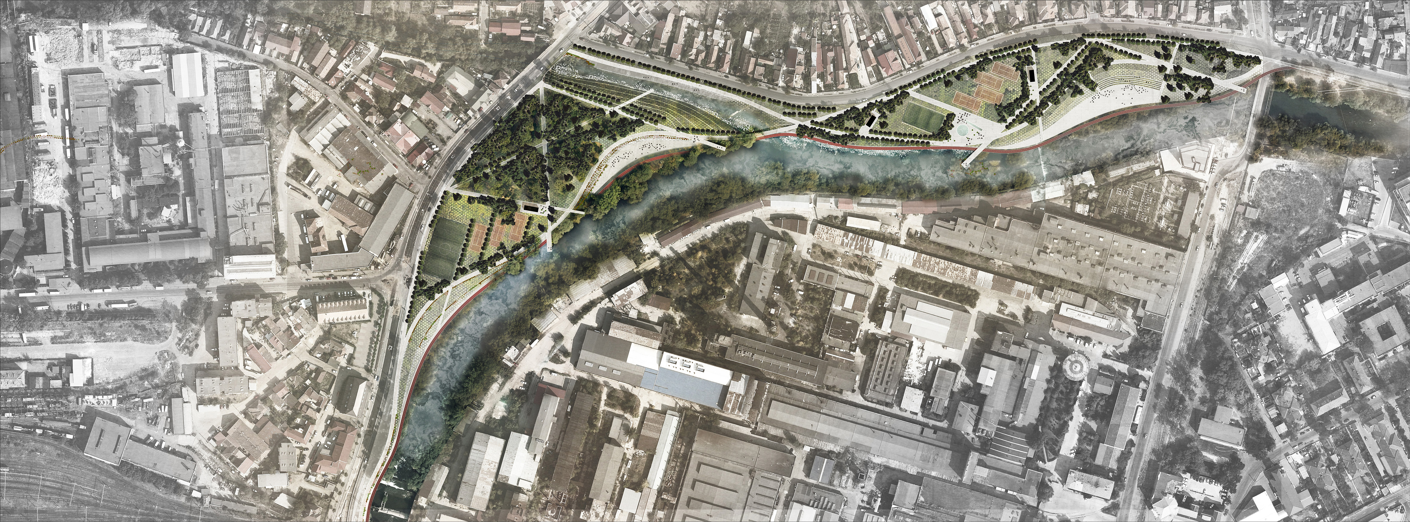 Somes河上的新绿色基础设施丨Práctica Arquitectura等多专业团队-6