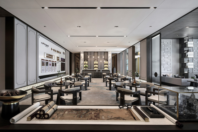 《千里江山图》的现代演绎——中铁·岭南府营销中心-19