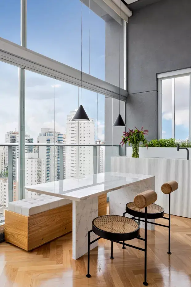 绿意盎然的巴西 44 平米公寓 | 自然元素打造清晰空间-6