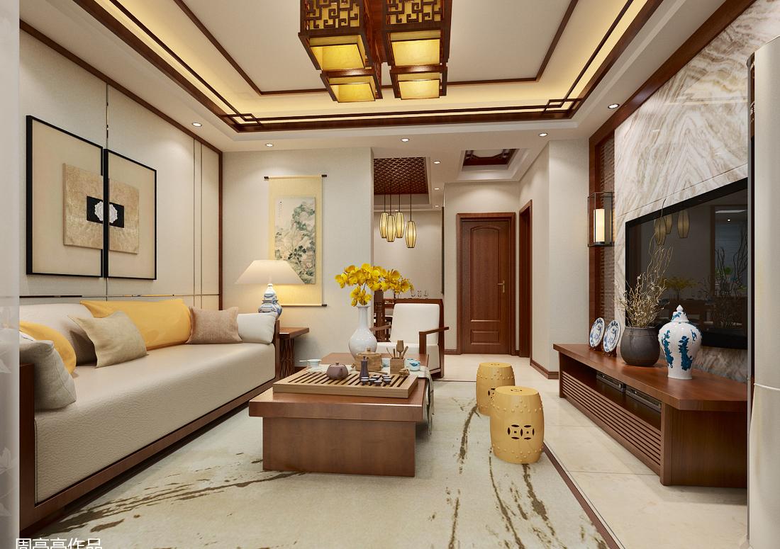 周亮亮打造新中式跃层住宅设计典范-8