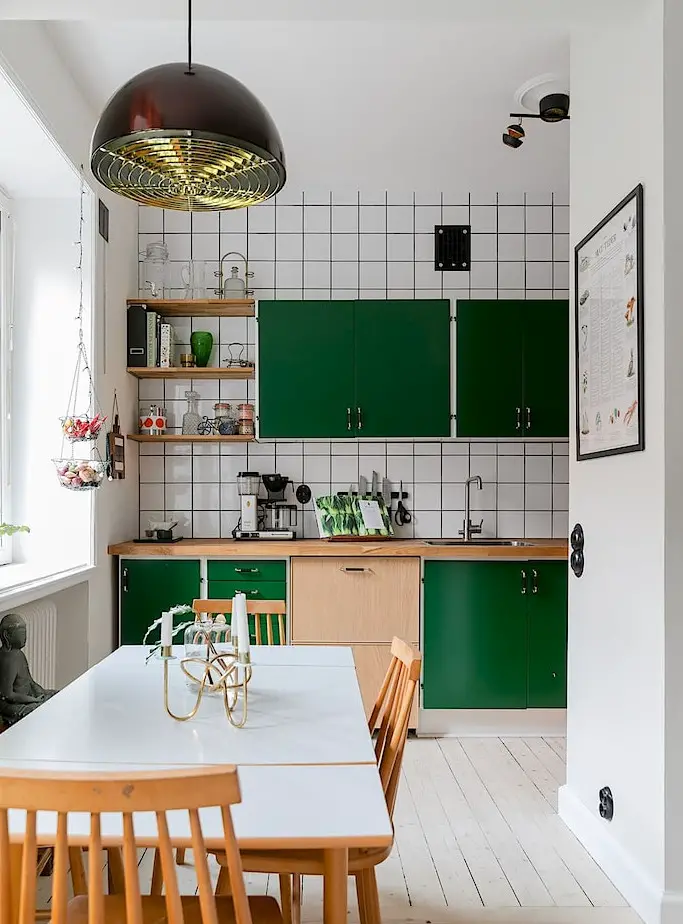 34 平米瑞典灵感小屋 | 色彩布局巧分区-16