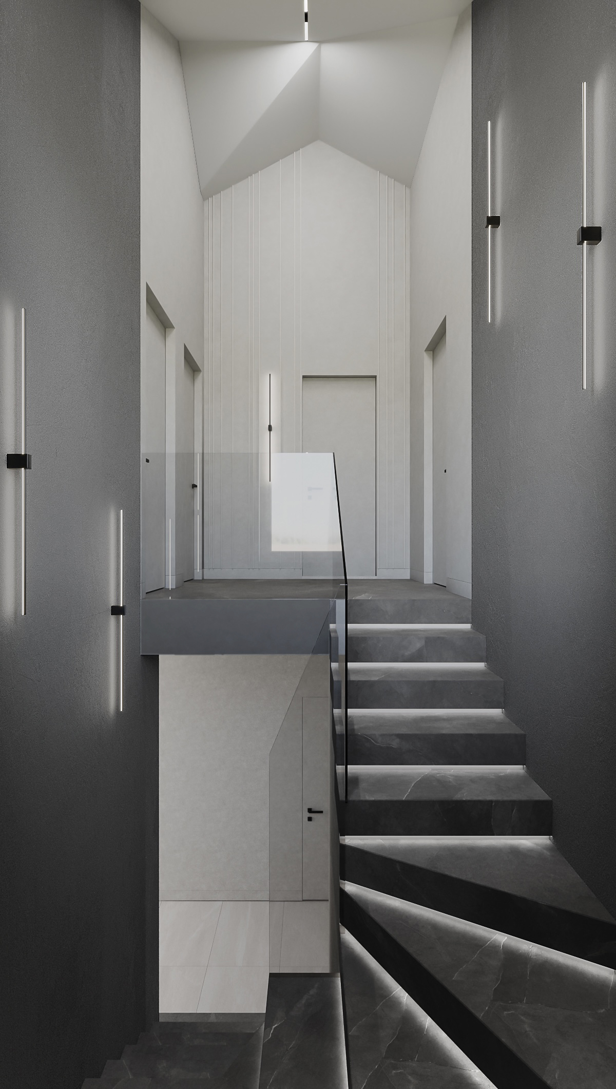 Open space. House 100 m2-10