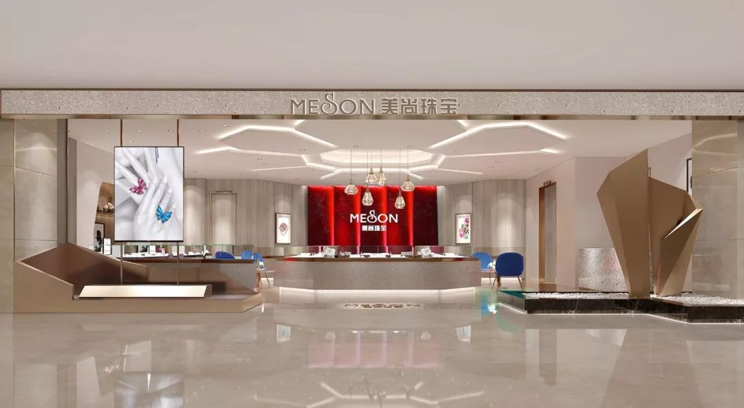 美尚珠宝空间设计 | 红宝石魅力与现代极简美学交融-33