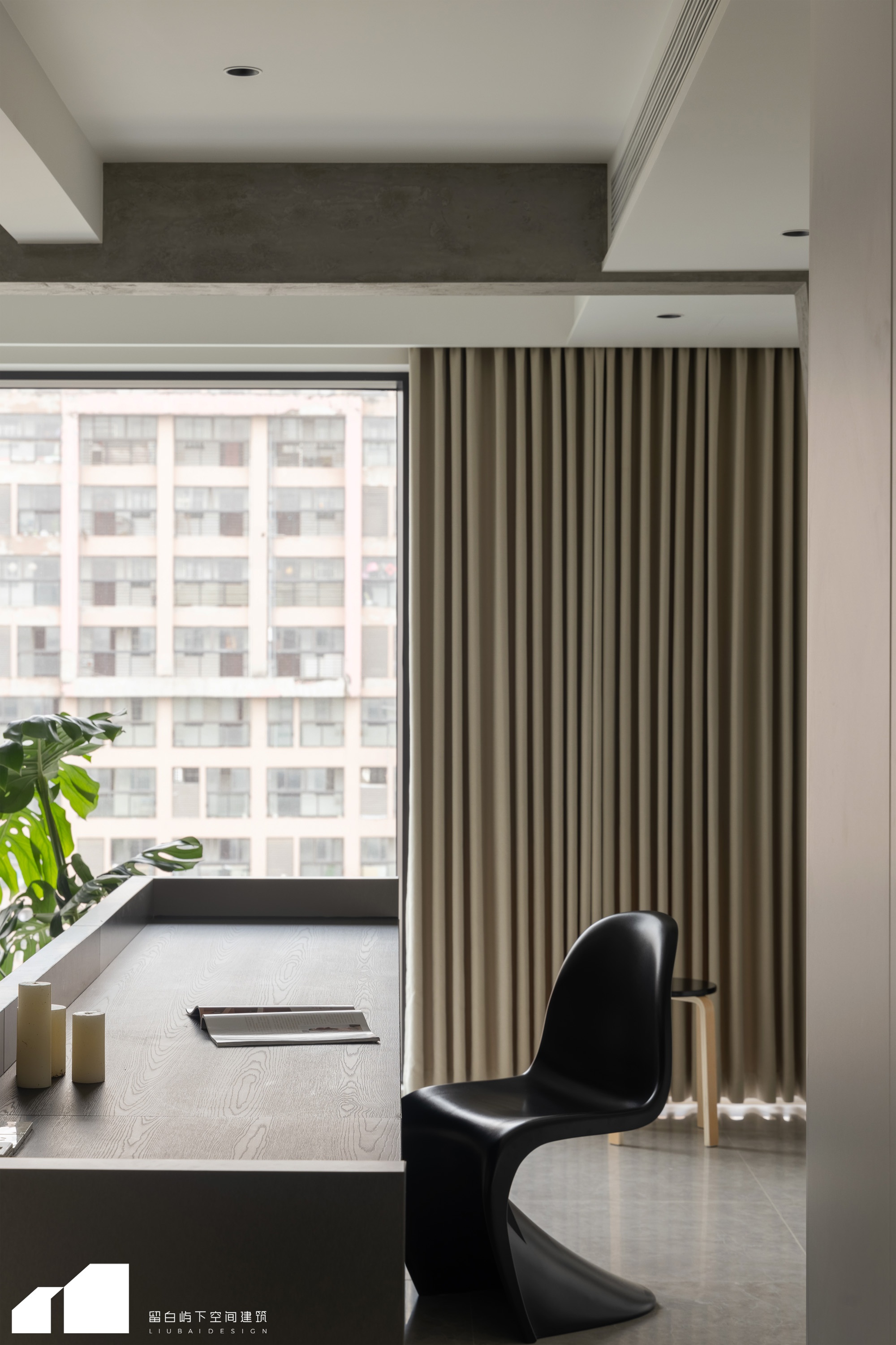留白·私宅 ，浔岚 黑白灰的纯粹之美-12