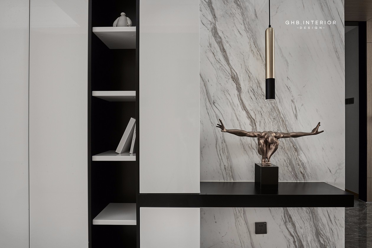 无锡五矿黄山湖壹号住宅 | GHB 空间设计打造静谧优雅空间-23