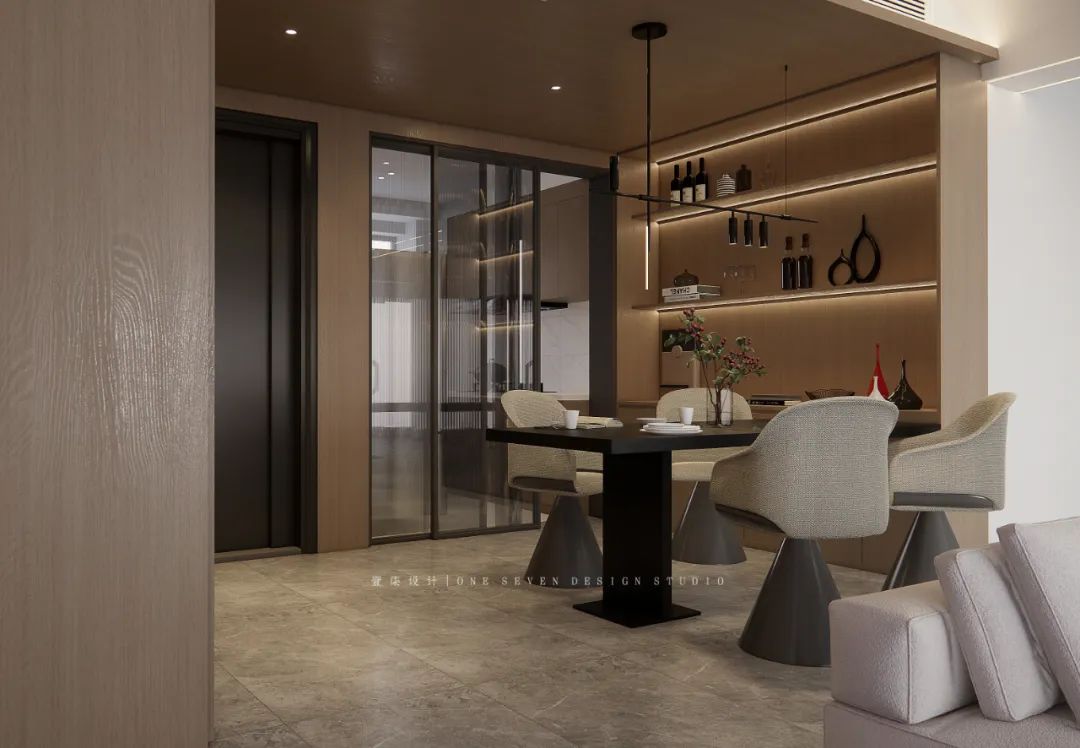 现代四房两厅设计丨壹柒设计-17