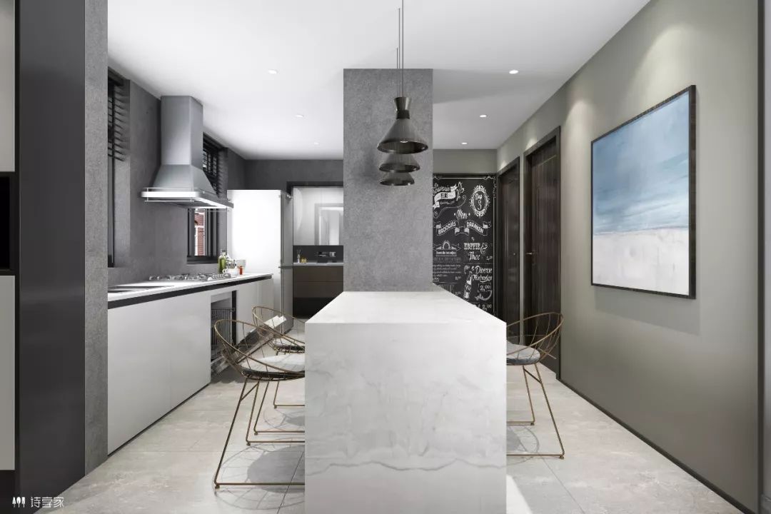 极简灰色调,打造时尚北欧风与优雅美式家居-30