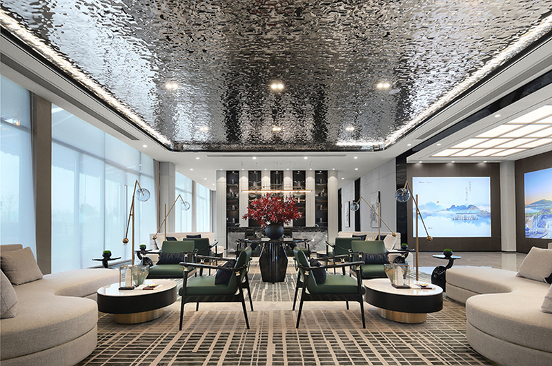 富春山居销售中心 | 山水意境与现代艺术的共生-4