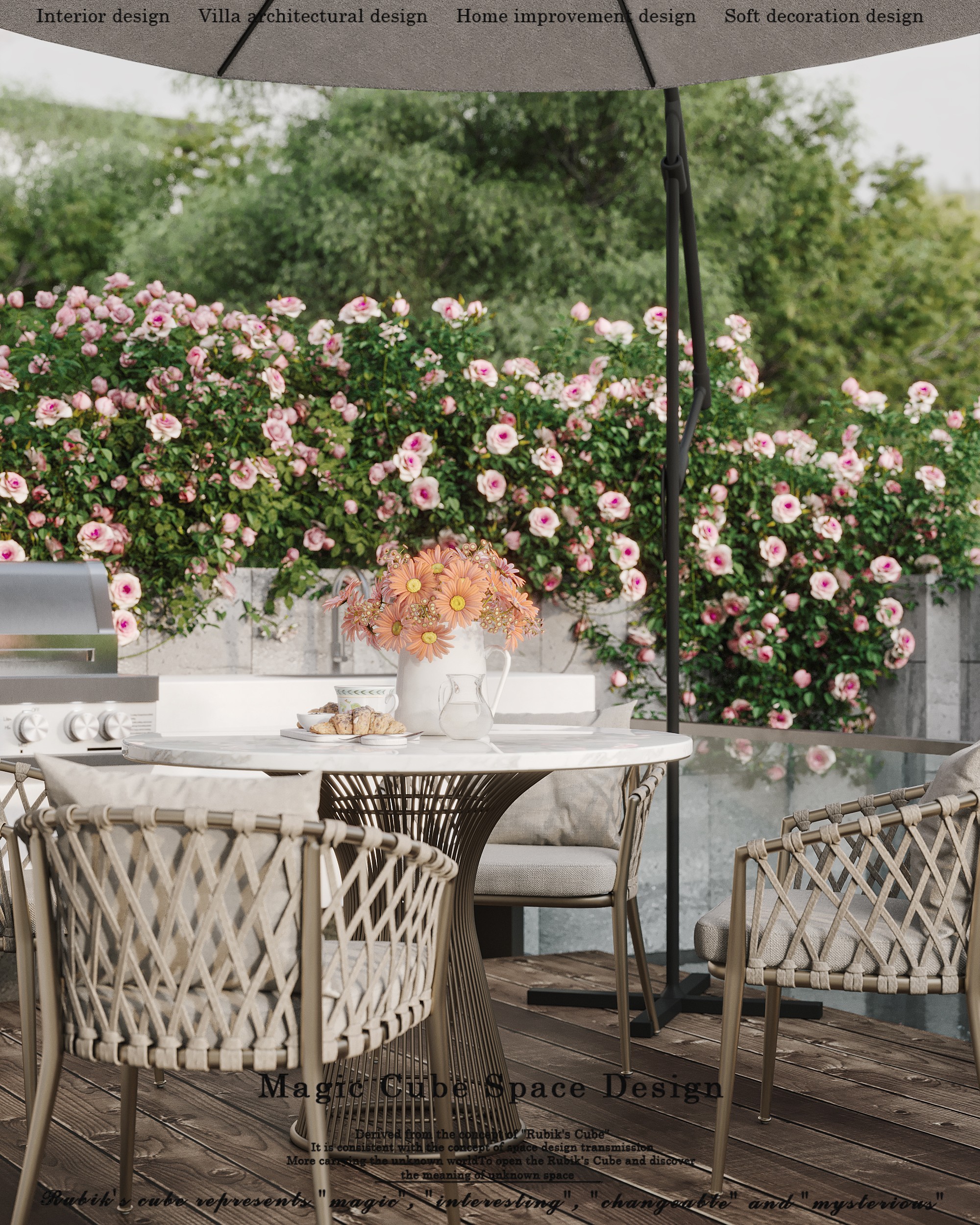 浙江•法式复古别墅设计丨中国浙江丨魔方空间设计-61