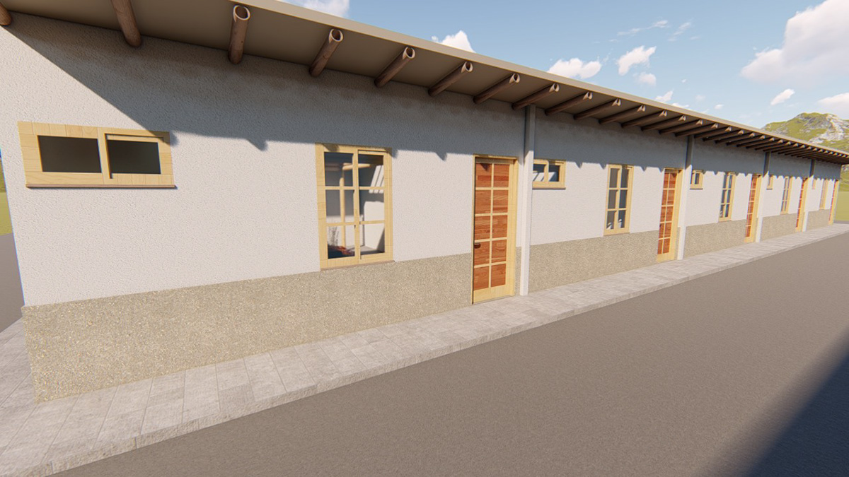 Vivienda Bahareque tipología medianera-5