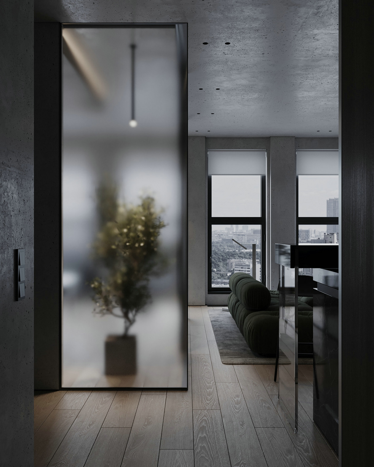 俄罗斯小空间公寓设计 成熟之选，沉稳中带有一丝精致-1