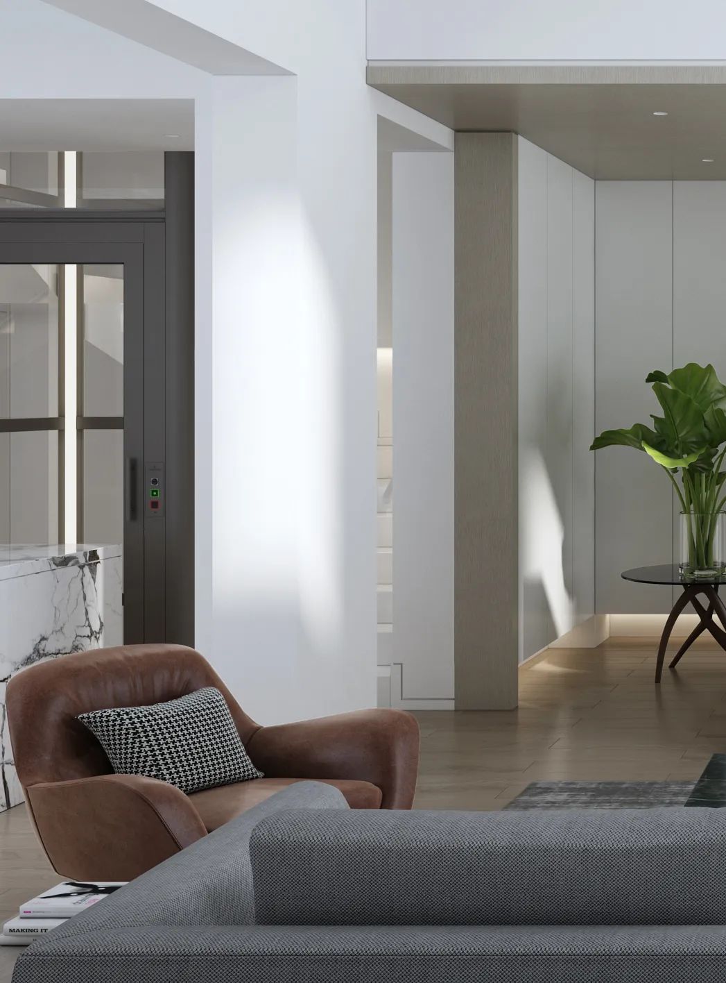 绍兴夏宫豪庭 | 光与影的简约精致美学-13