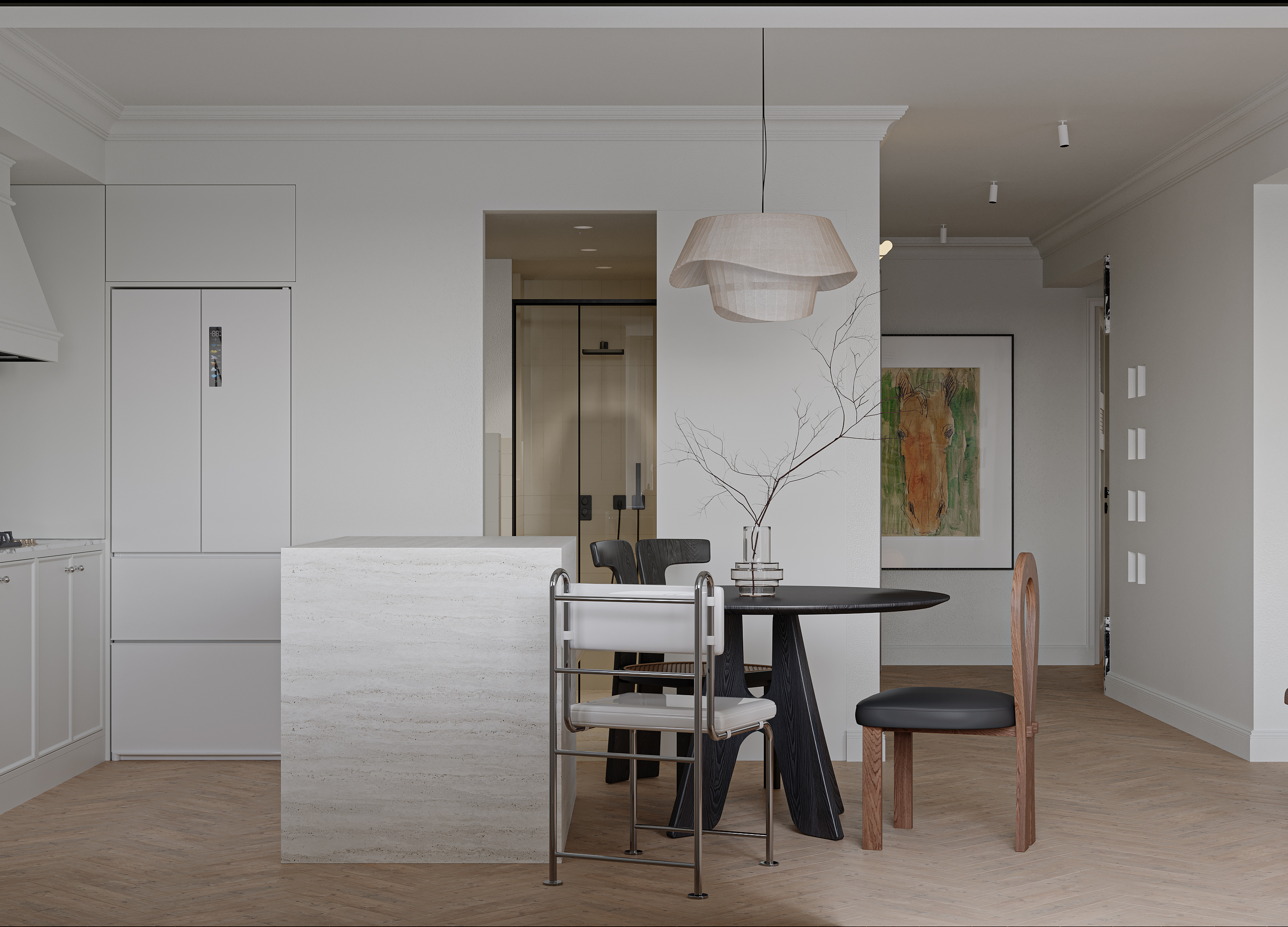 122㎡享受型住宅设计-23