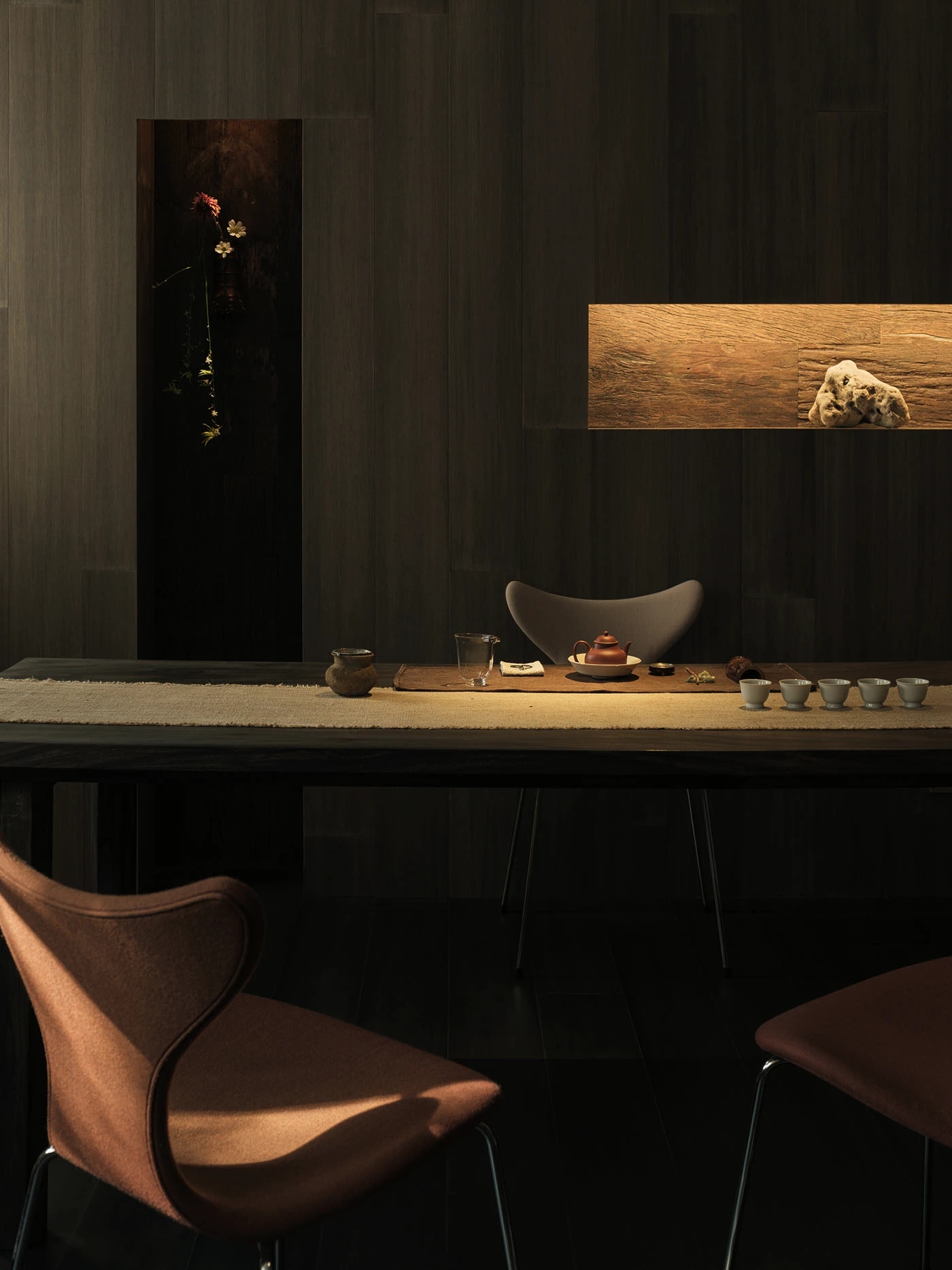 嵉云·茶室丨黄红卫设计-37