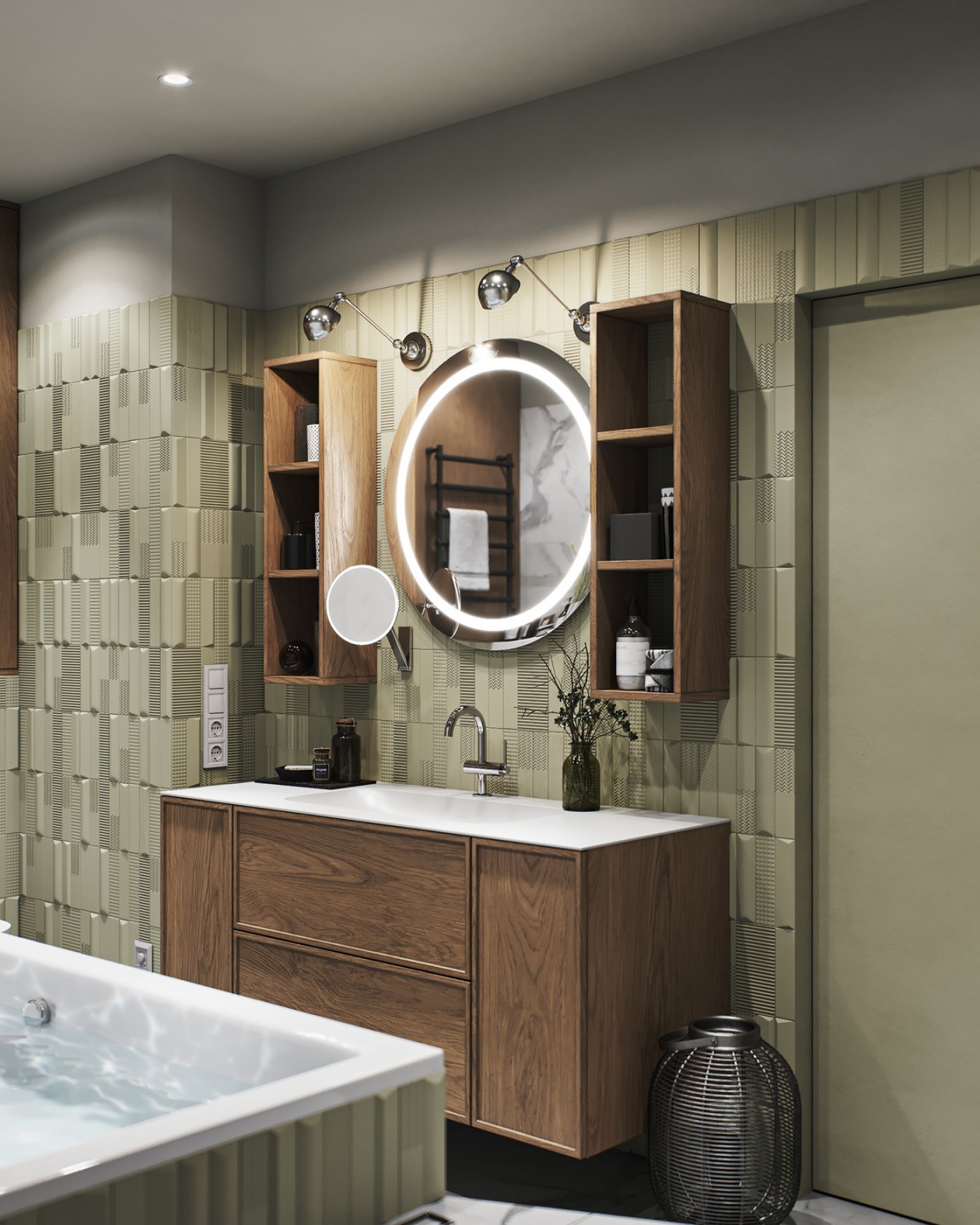 圣彼得堡 -98㎡混搭风公寓-25