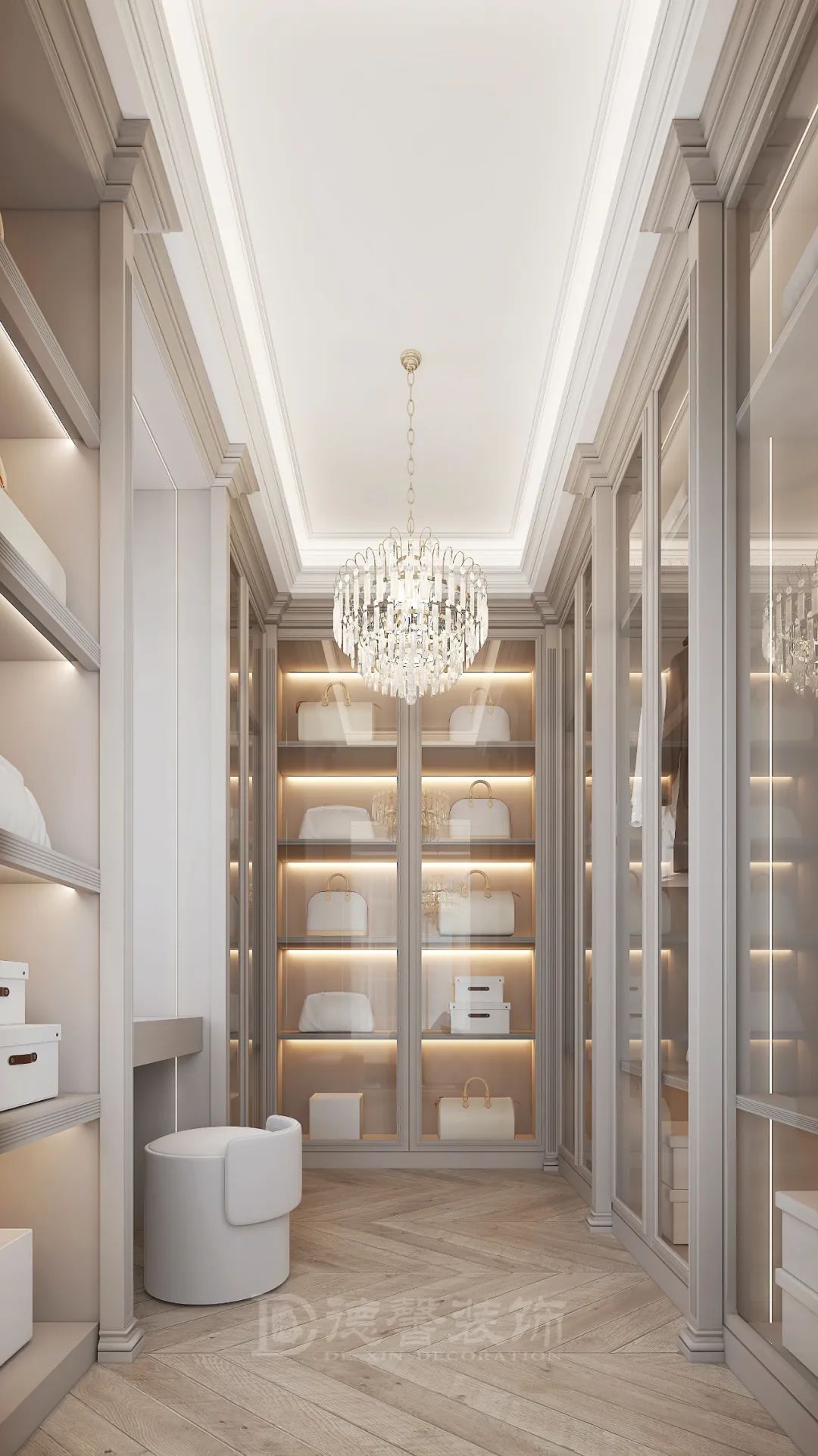 现代法式别墅设计,打造丰富空间层次-71