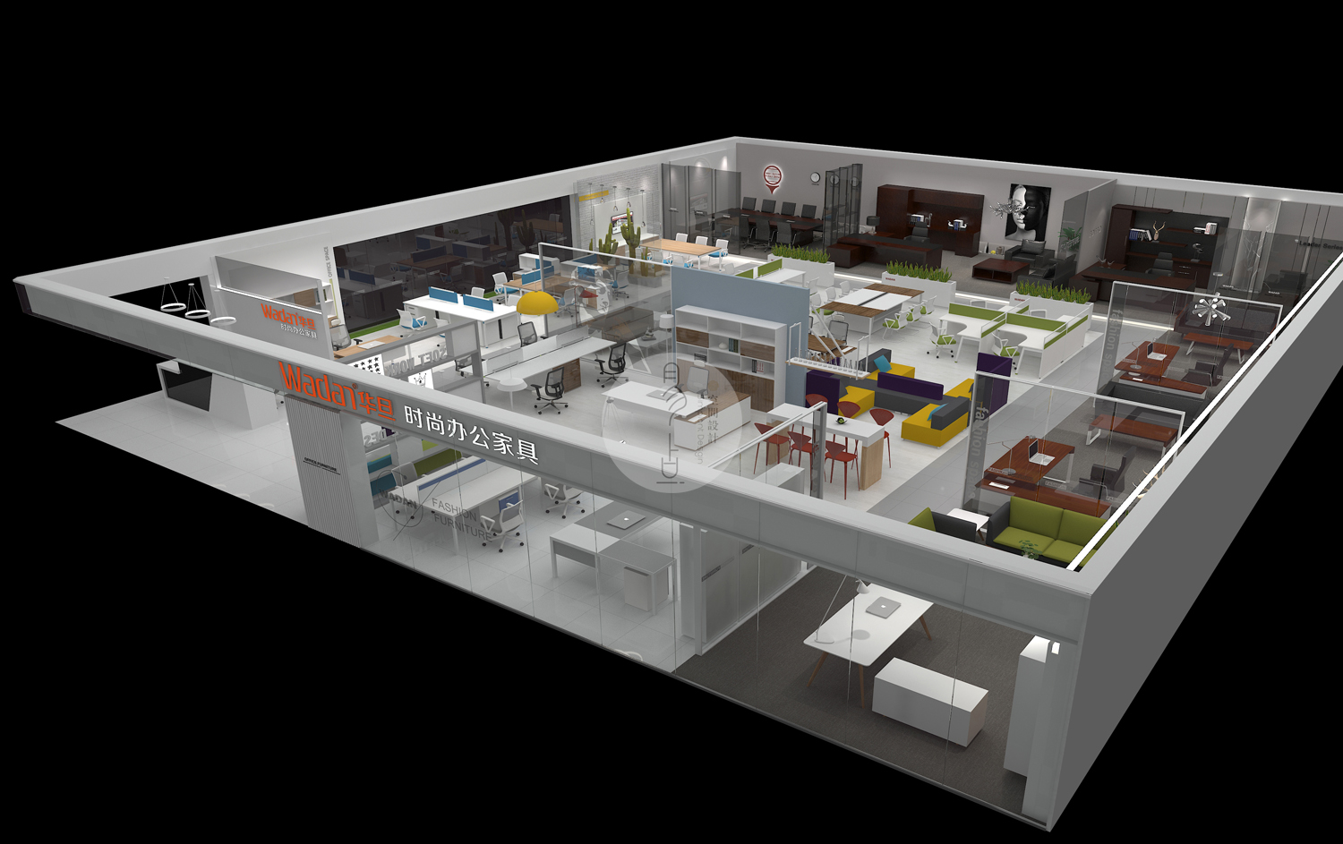 办公家具形象店设计案例解析-11