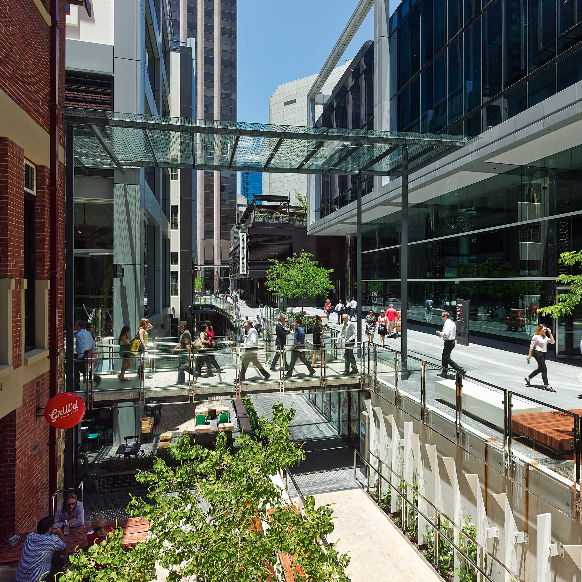 Brookfield Place 公共空间丨澳大利亚珀斯丨HASSELL-14