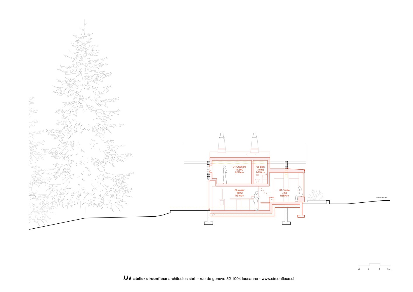 瑞士山间小屋丨Atelier Circonflexe Architectes-28