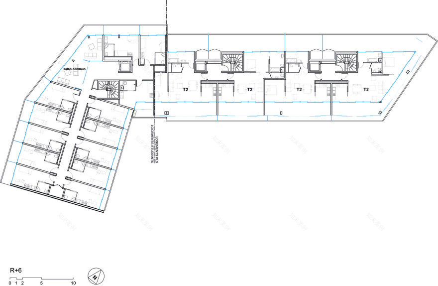 Ourcq Jaures Student - Social Housing Lacaton - Vassal-70