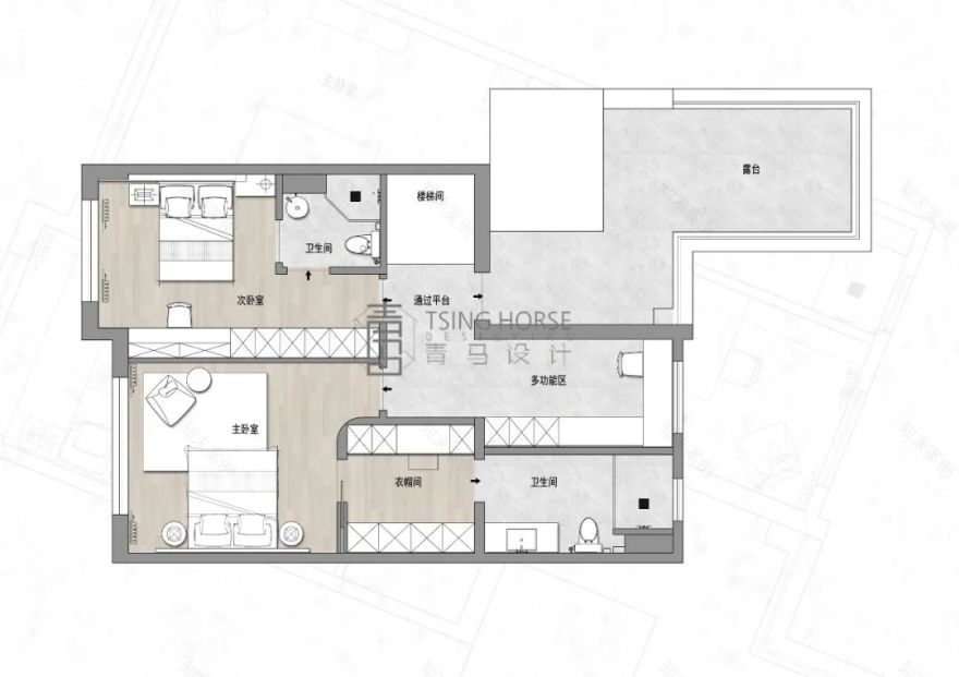 碧桂园·香湖湾壹号顶复现代风设计丨青马别墅设计-32