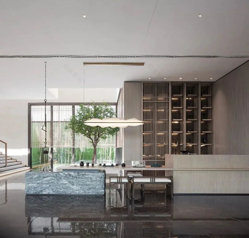 厦门建发·海玥和鸣营销中心 | 现代简约遇上东方美学-28