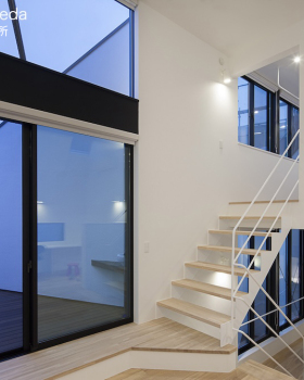 スキップフロアの家　ハコノオウチ13丨日本京都丨石川淳建築設計事務所,アトリエきんぎょばち・石川直子