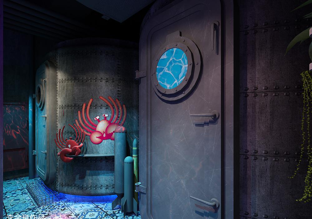 
餐厅设计-西点军蟹第一代形象 -5