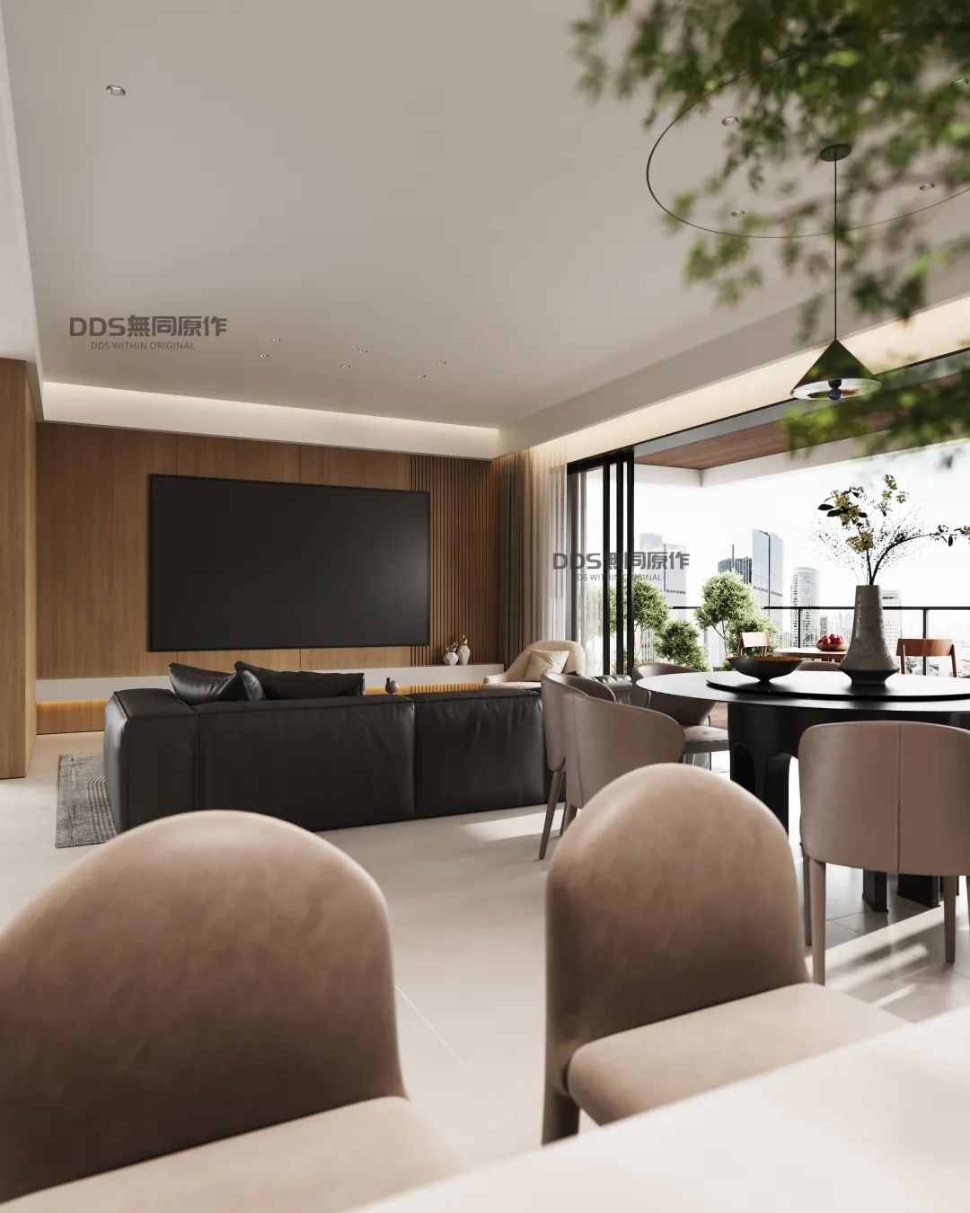 绵州水郡二期业主私宅全案实景落地交付·秋韵丨中国绵阳丨DDS 無同设计事务所-39