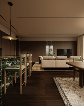 MINIMAIL LIVING客厅设计与渲染丨埃及