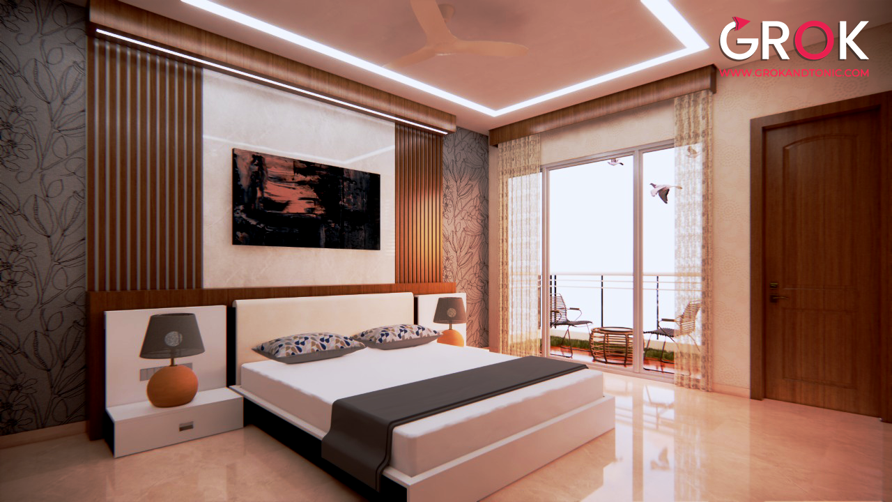 2BHK 3D Interior Design | GROK-11