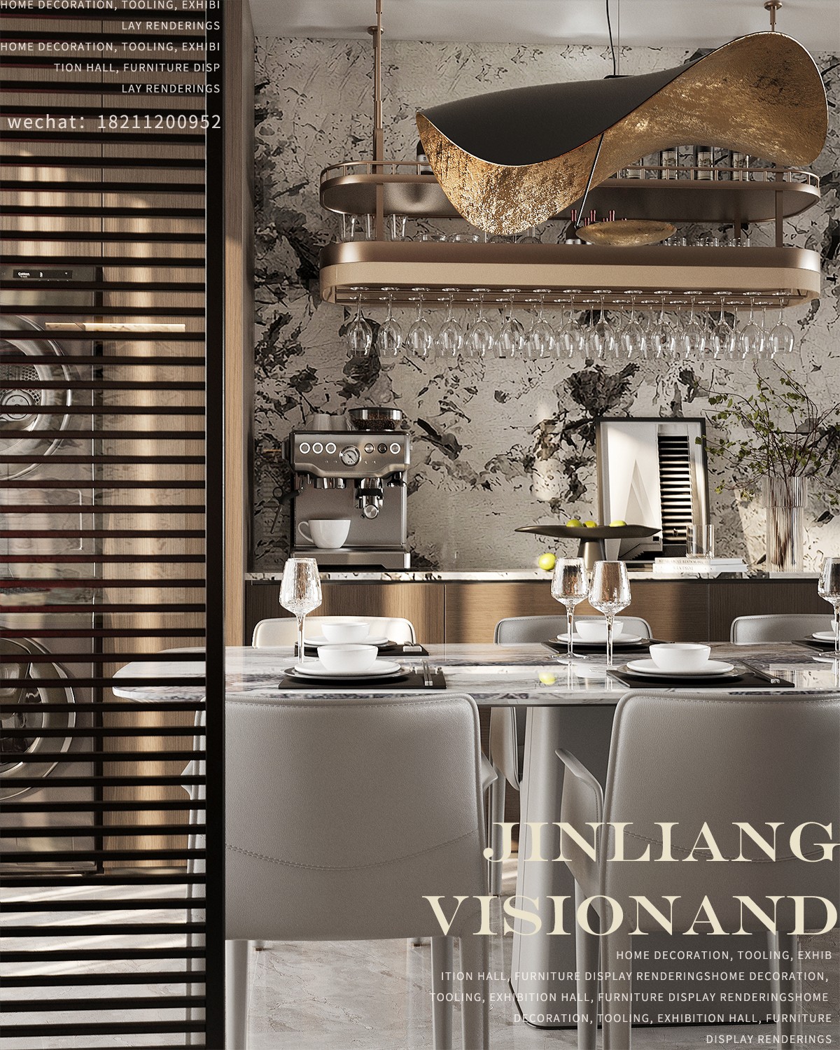 现代轻奢客厅，精致优雅生活-4