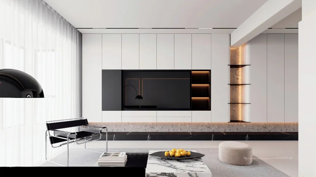 瑞华苑极简空间设计丨张腾飞-17