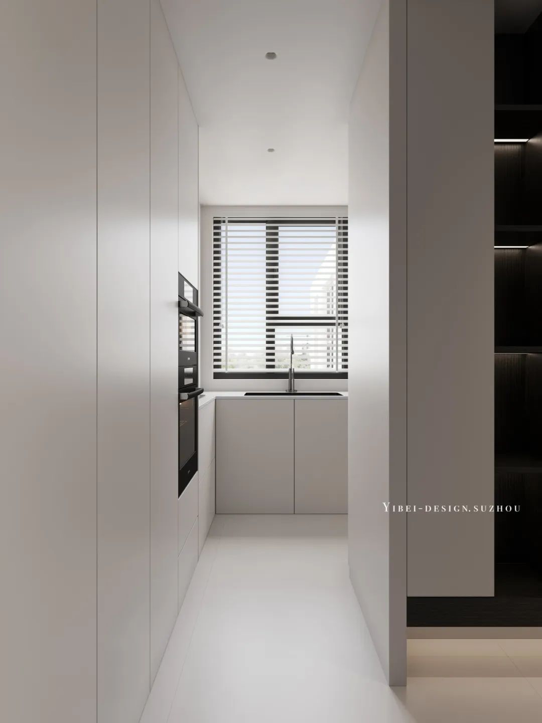 极简白极致美家装设计丨中国苏州丨YIBEI DESIGN-17